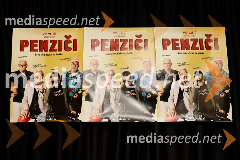 Penziči, medijska premiera predstave Vida Valiča