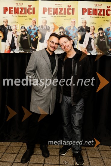  Alen Mastnak, stand up komik;  Alen Borišek, stand up komikPenziči, medijska premiera predstave Vida Valiča