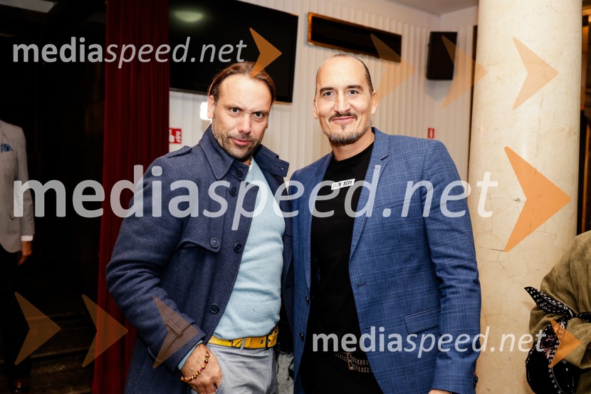  Rok Kunaver, igralec;  Vid  Valič, stand-up komik, voditeljPenziči, medijska premiera predstave Vida Valiča