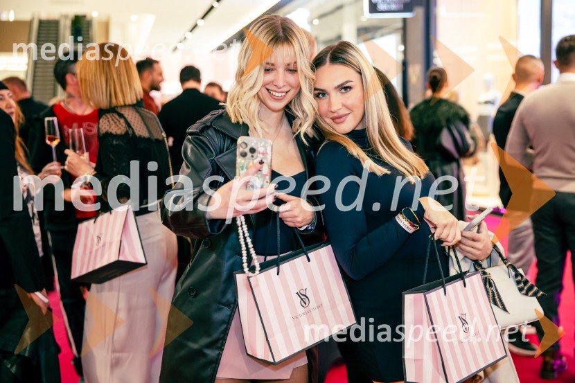  Lea  Dautovič;  Klara BašeljVictoria's Secret odprla svojo prvo trgovino v Sloveniji