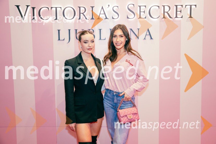  Jutra Zorc, manekenka;  Anja Jenko, fotomodelVictoria's Secret odprla svojo prvo trgovino v Sloveniji