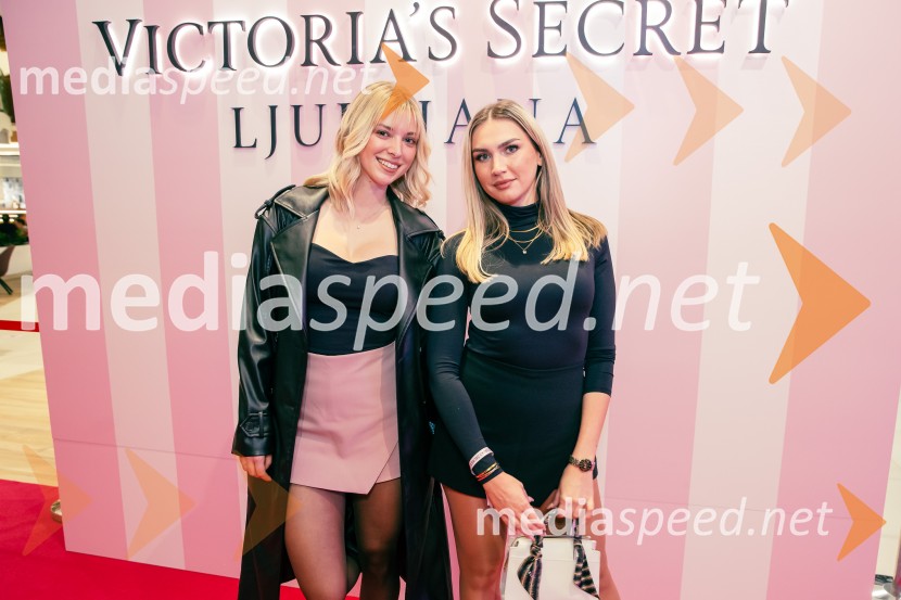  Lea  Dautovič;  Klara BašeljVictoria's Secret odprla svojo prvo trgovino v Sloveniji