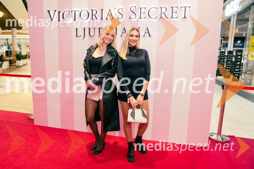 Lea  Dautovič;  Klara BašeljVictoria's Secret odprla svojo prvo trgovino v Sloveniji