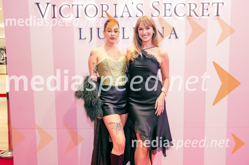 Gaja Prestor, pevka;  Melani Mekicar, radijska in televizijska voditeljicaVictoria's Secret odprla svojo prvo trgovino v Sloveniji