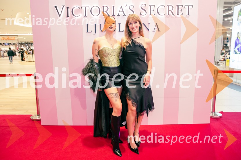  Gaja Prestor, pevka;  Melani Mekicar, radijska in televizijska voditeljicaVictoria's Secret odprla svojo prvo trgovino v Sloveniji