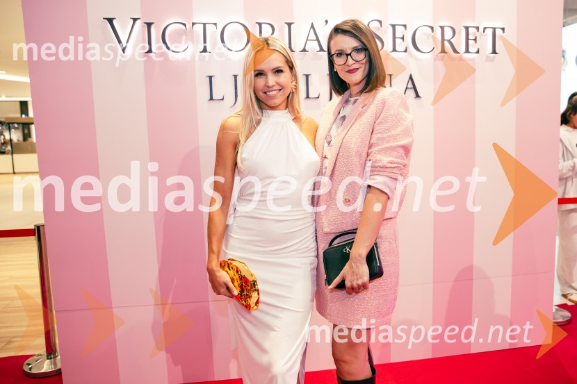  Hana Klaut, Miss Universe Slovenije 2025;  Sandra  Ezgeta JurišićVictoria's Secret odprla svojo prvo trgovino v Sloveniji