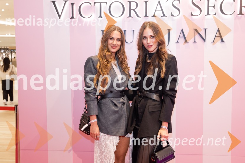  Tara Zupančič, voditeljica;  Eva Ahačevčič Pakiž, blogerka, modna novinarkaVictoria's Secret odprla svojo prvo trgovino v Sloveniji