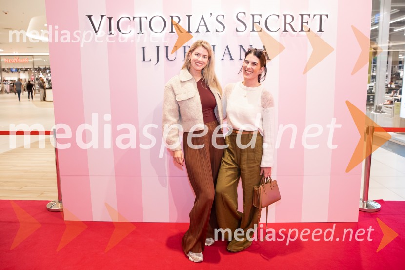  Lara Koren Nastran, manekenka, Miss Casino Korona 2013;  Tamara LampeVictoria's Secret odprla svojo prvo trgovino v Sloveniji