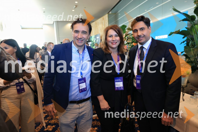   Robert Bratuša Brant;  Tatjana  Vogrinec Burgar, predsednica uprave, Elektro Maribor;  Aljoša Krdžić, partner, odvetniška pisarna Rojs, Peljhan, Prelesnik & partnerjManagerski kongres 2025, prvi dan