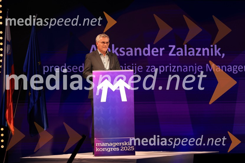  Aleksander  Zalaznik, generalni direktor Danfoss Trata, nekdanji predsednik Združenja ManagerManagerski kongres 2025, prvi dan