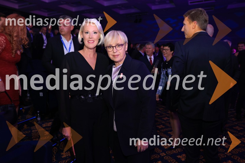  Petra Juvančič, izvršna direktorica, Združenje Manager; dr. Nataša Pirc Musar, predsednica Republike SlovenijeManagerski kongres 2025, prvi dan