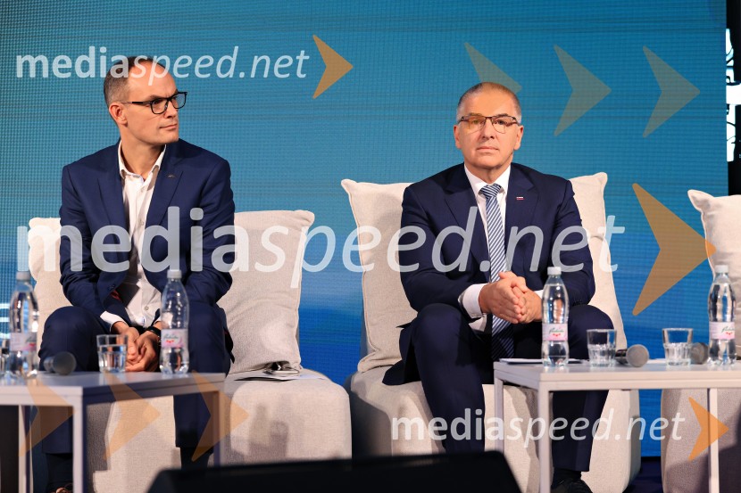  Branislav Cerović, producent;  Marko Lotrič, predsednik, Državni svetManagerski kongres 2025, drugi dan