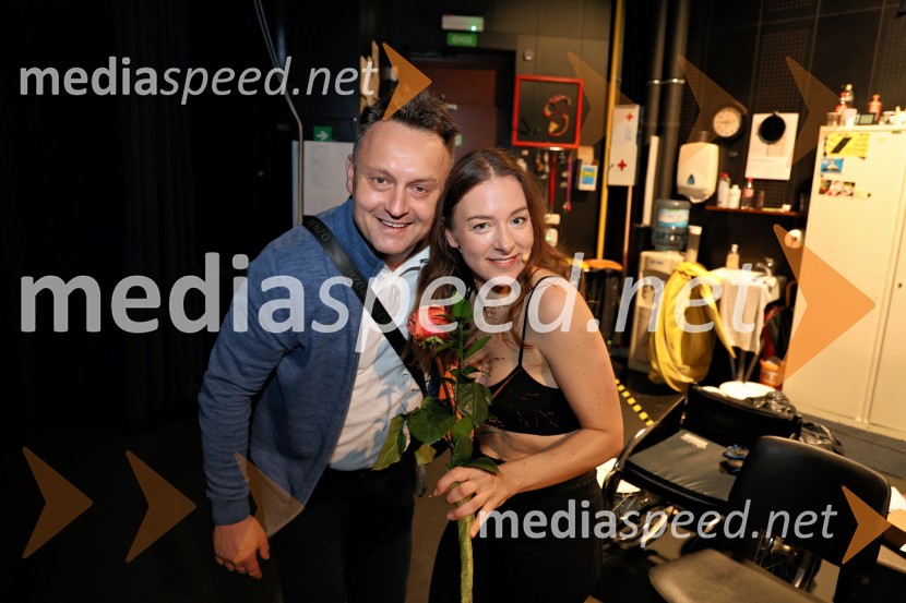  Peter Srpčič, direktor, Mestno gledališče Ptuj;  Liza Marijina, igralkaŽival si, premiera v Mestnem gledališču Ptuj