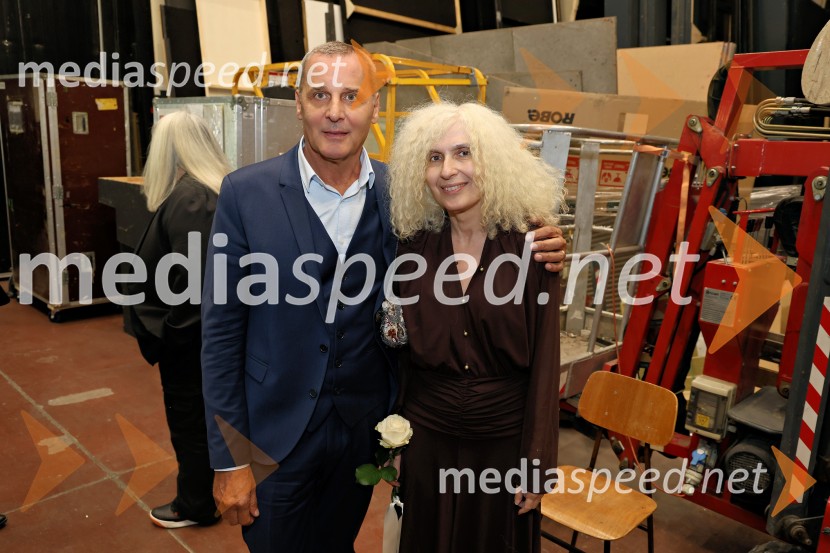  Danilo Rošker, direktor SNG Maribor;  Vesna Đikanović, dramaturginjaMedeja, premiera drame SNG Maribor