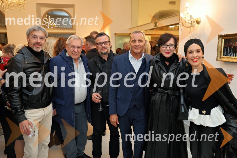  Uliks Fehmiu, igralec;  Aleš Valič, igralec;  ... ;  Danilo Rošker, direktor SNG Maribor;  Senka Bulić, direktorica HNK Varaždin;  Helena  Minić Matanić, igralkaMedeja, premiera drame SNG Maribor