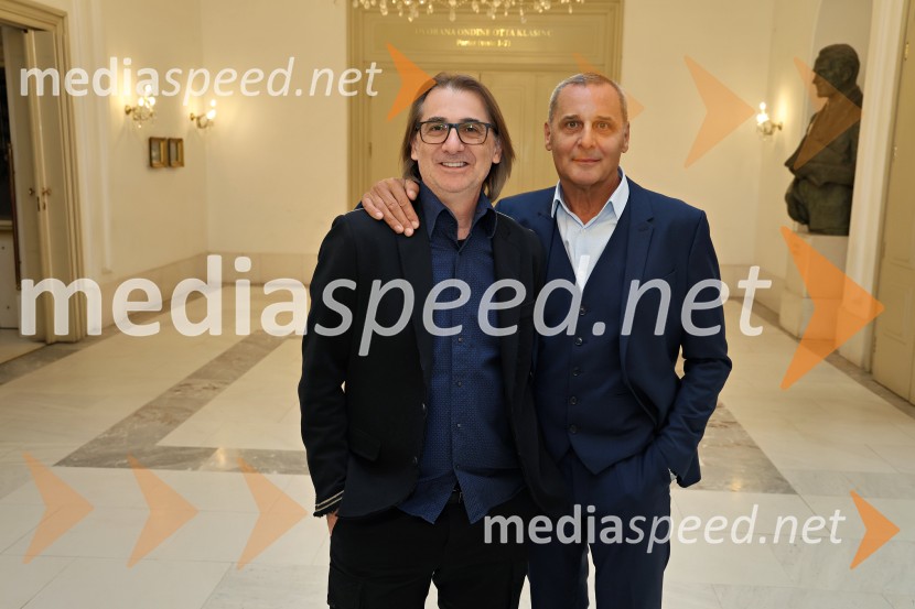  Aleksandar  Popovski, režiser, umetniški direktor Drame SNG Maribor;  Danilo Rošker, direktor SNG MariborMedeja, premiera drame SNG Maribor