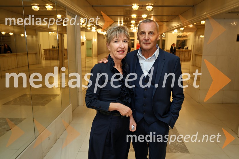  Vesna Jurca Tadel, ravnateljica SNG Drama Ljubljana;  Danilo Rošker, direktor SNG MariborMedeja, premiera drame SNG Maribor