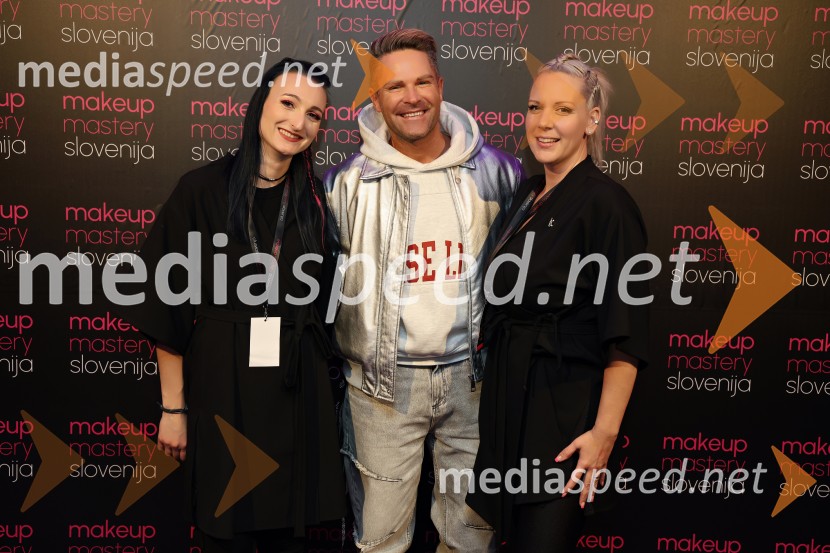  ... ;  Sebastian Podgornik, pevec in plesalec;  Mateja Naberšnik, maskerkaMakeup Mastery Slovenija