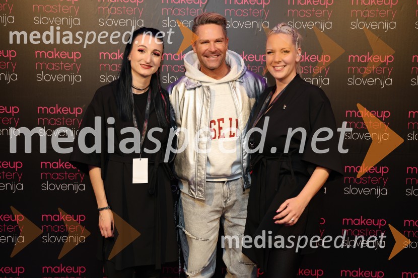  Gaja Višnar, igralka;  Sebastian Podgornik, pevec in plesalec;  Mateja Naberšnik, maskerkaMakeup Mastery Slovenija