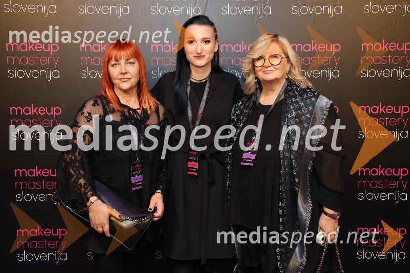  Mateja  Pregelj;  Sabina  Rankovec Bauman, vizažistka;  ... Makeup Mastery Slovenija