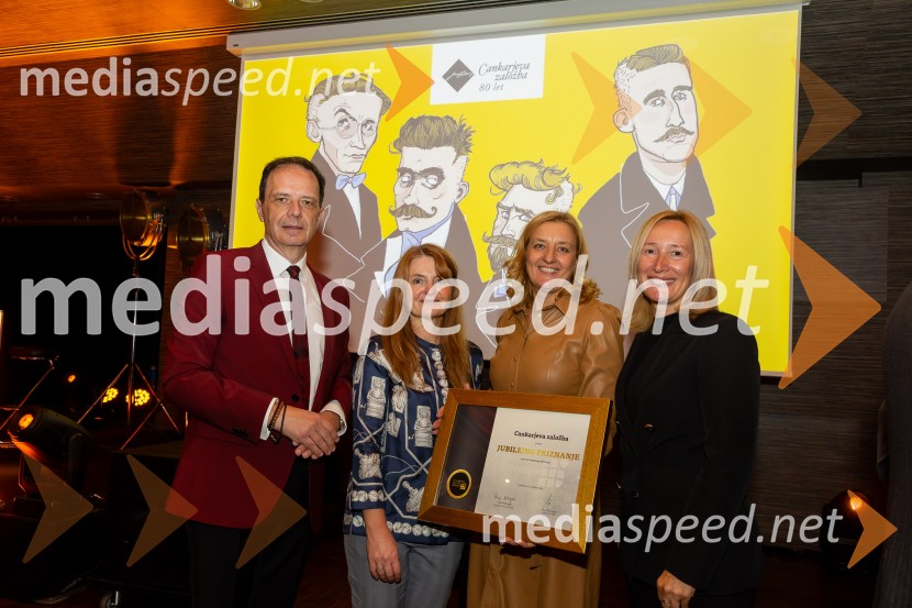  ... ; mag. Mateja Jesenek, predsednica uprave Skupine Mladinska knjiga; dr. Alenka Kepic Mohar, glavna urednica Mladinske knjige in direktorica Cankarjeve založbe;  Varja Dolenc, članica uprave Mladinske knjige ZaložbeCankarjeva založba praznovala 80 let