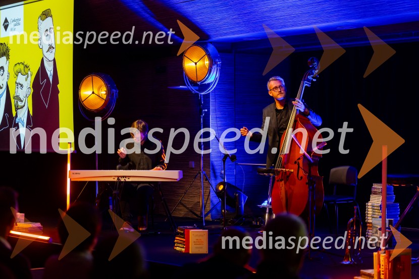  Leon Firšt, pianist;  Miha Firšt, kontrabasistCankarjeva založba praznovala 80 let