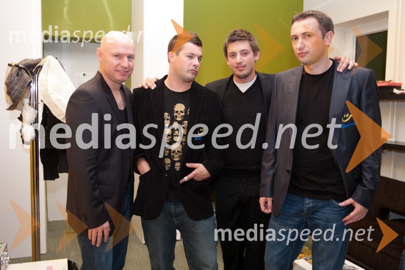 Mladen Pahovič, stand up komik, Klemen Bučan, stand up komik, Tin Vodopivec, stand up komik in Perica Jerković, stand up komikBanzaaj, stand up komedija