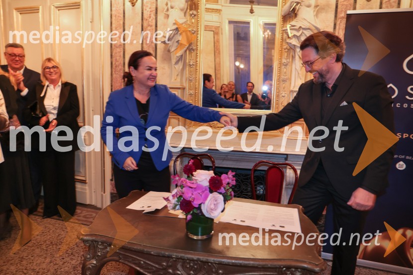  Iva Hraste Sočo, direktorica, Hrvatsko narodno kazalište Zagreb;  Marko  Hribernik, direktor SNG Opera in balet LjubljanaPotovanje v Reims, premiera SNG Opera Ljubljana