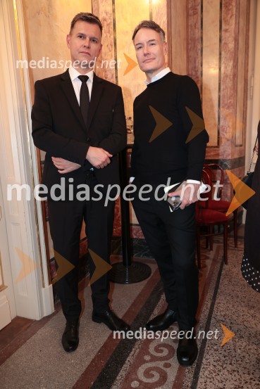  Toni Tovornik, generalni sekretar na Ministrstvu za kulturo;  Saša Krajnc, TV Voditelj, RTVPotovanje v Reims, premiera SNG Opera Ljubljana