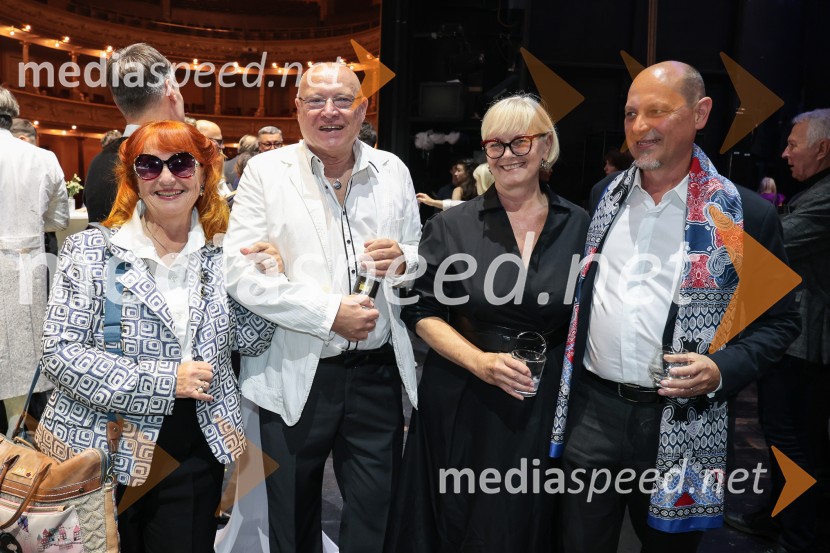  Darinka Pavlič Kamien, strokovnjakinja za komuniciranje;  Nace Junkar, operni pevec;  ... ;  Pavel Marđonović, predsednik kolesarske zveze Slovenija;  David Urankar, televizijski voditelj, manekenPotovanje v Reims, premiera SNG Opera Ljubljana