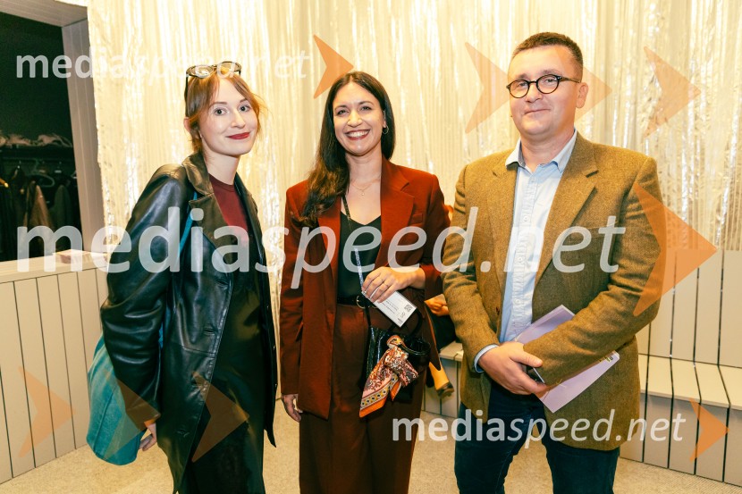  Nika  Šoštarič, študentka dramaturgije;  Pia Vatovec, režiserka;  Jožef Ropoša, igralecPrva beseda je mama, Vranica - dvojna premiera SNG Drama Ljubljana