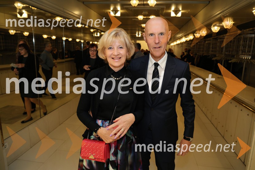 Prof. Zlatka Cugmas;  Velimir Cugmas, odvetnikMuzikal Evita, premiera na odru SNG Maribor