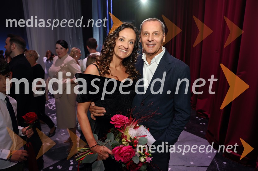  Svetlana  Dramlić, režiserka;  Danilo Rošker, direktor SNG MariborMuzikal Evita, premiera na odru SNG Maribor