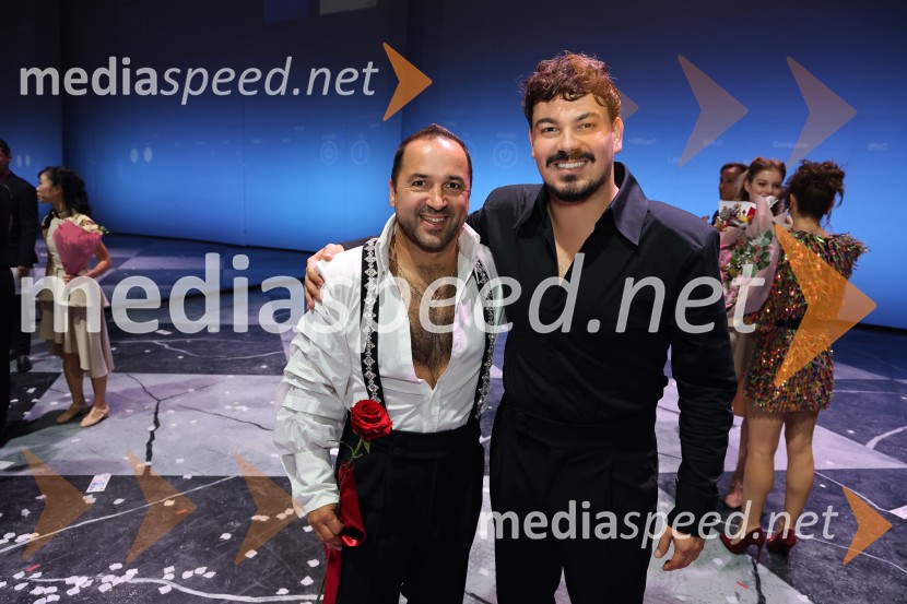  Tim Ribič, SNG Maribor;  Sergije Lugovski, pevecMuzikal Evita, premiera na odru SNG Maribor