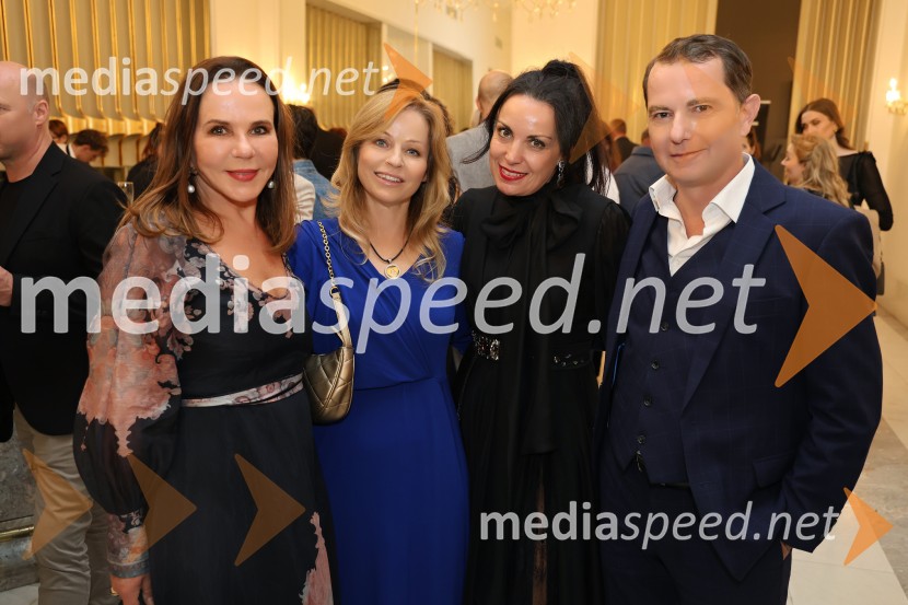  Vesna Kristančič, Movia Wines;  Polona Kisovec, direktorica, 121Marketing;  Tijana Orešič Barač, zdravnica;  Tomaž Orešič, podpredsednik skupine ResaltaMuzikal Evita, premiera na odru SNG Maribor