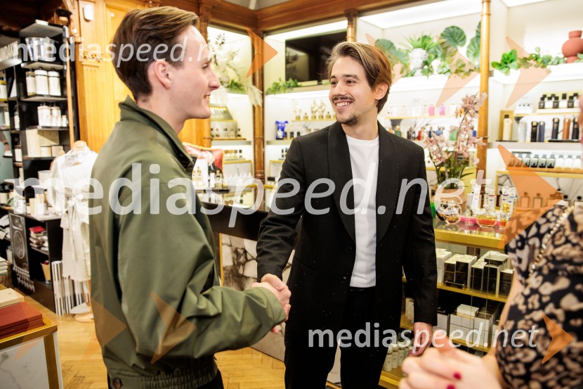  Domen Prevc, smučarski skakalec;  Bojan Cvjetićanin, Joker OutGoldfield & Banks v Ikoni: predstavitev nove dišave Tales of Amber