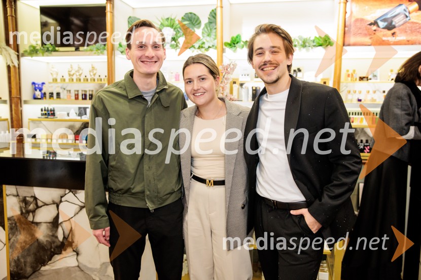  Domen Prevc, smučarski skakalec;  Špela Ravnik;  Bojan Cvjetićanin, Joker OutGoldfield & Banks v Ikoni: predstavitev nove dišave Tales of Amber