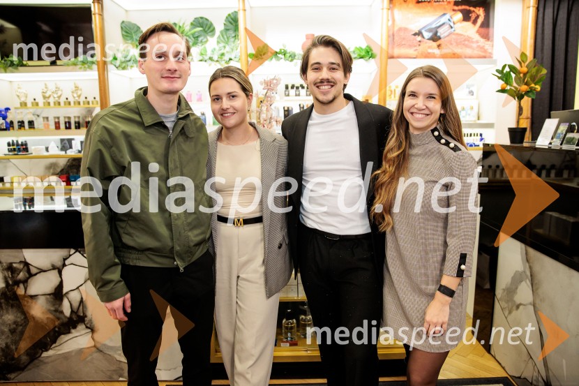  Anže Lanišek, smučarski skakalec;  Špela Ravnik;  Bojan Cvjetićanin, Joker Out;  ... Goldfield & Banks v Ikoni: predstavitev nove dišave Tales of Amber