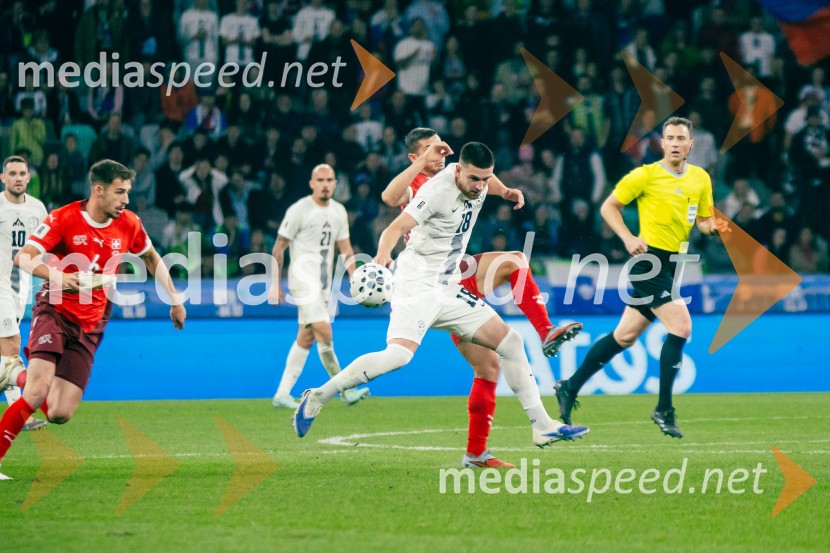 Slovenija – Švica, kvalifikacijska tekma v Stožicah