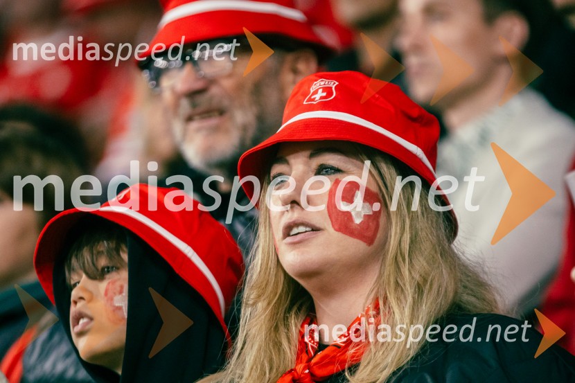 Slovenija – Švica, kvalifikacijska tekma v Stožicah