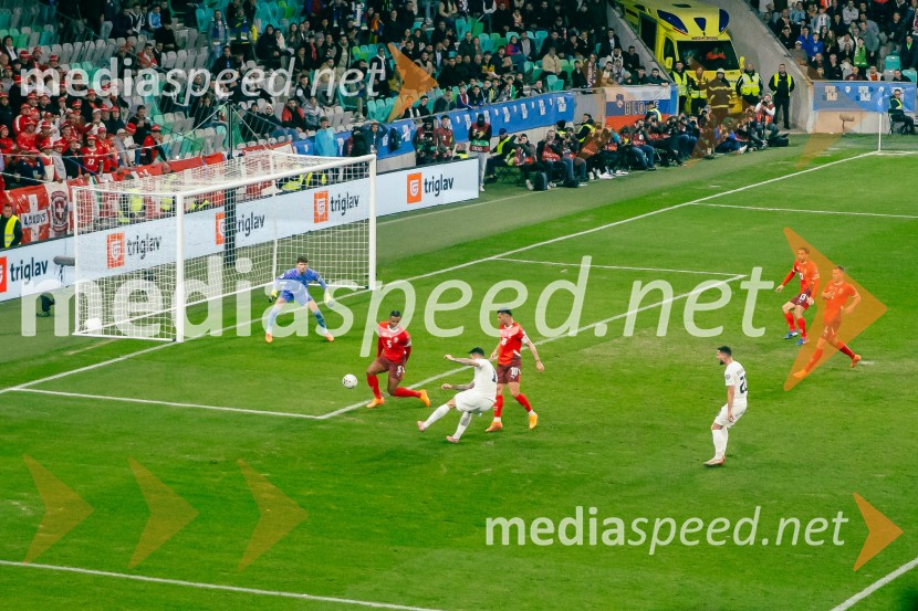 Slovenija – Švica, kvalifikacijska tekma v Stožicah