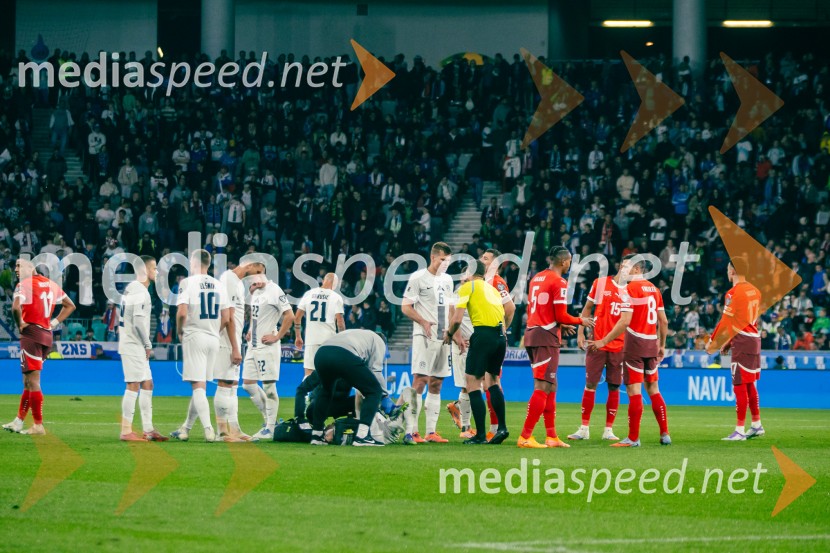 Slovenija – Švica, kvalifikacijska tekma v Stožicah