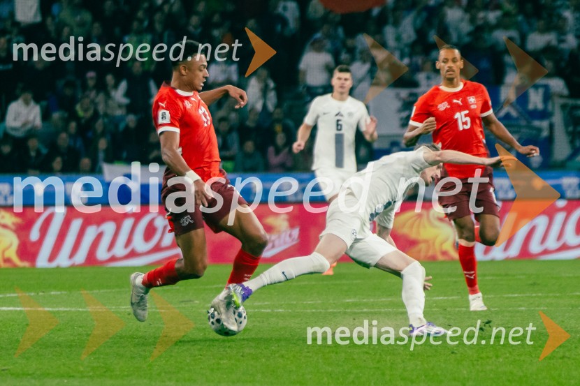 Slovenija – Švica, kvalifikacijska tekma v Stožicah