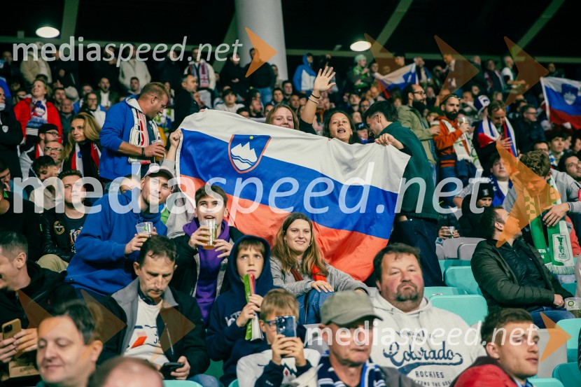 Slovenija – Švica, kvalifikacijska tekma v Stožicah