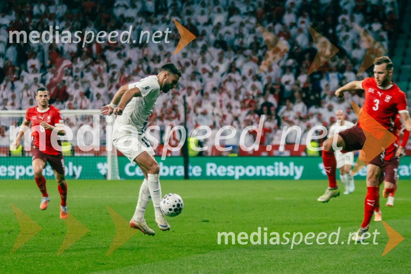 Slovenija – Švica, kvalifikacijska tekma v Stožicah