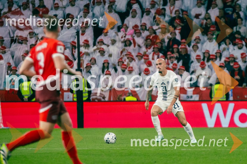 Slovenija – Švica, kvalifikacijska tekma v Stožicah