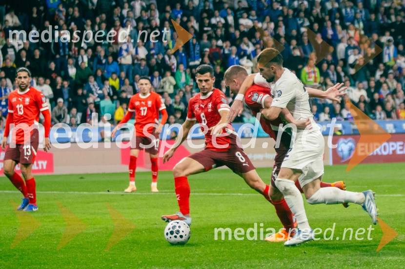Slovenija – Švica, kvalifikacijska tekma v Stožicah