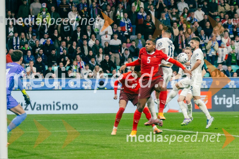 Slovenija – Švica, kvalifikacijska tekma v Stožicah