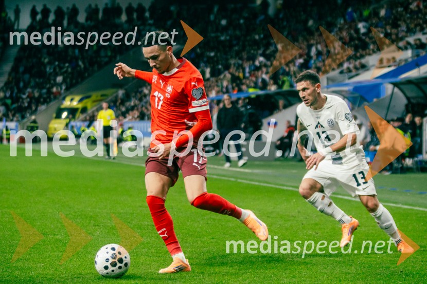 Slovenija – Švica, kvalifikacijska tekma v Stožicah