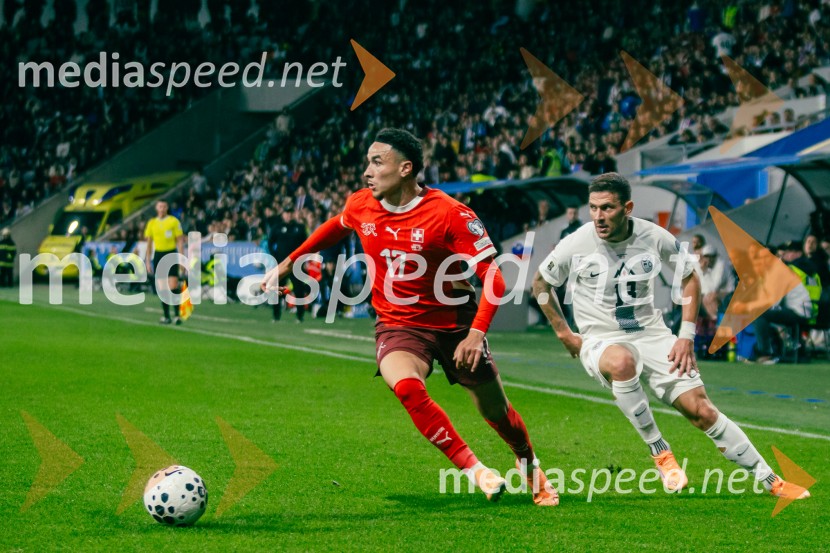 Slovenija – Švica, kvalifikacijska tekma v Stožicah